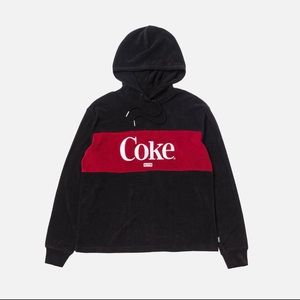 Kith Womens X Coca Cola Terry Hoodie, size xs